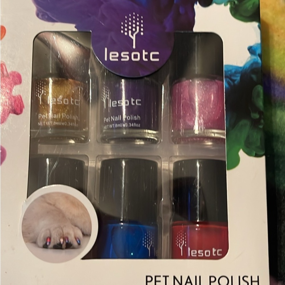 Lesotc Pet Nail Polish Set